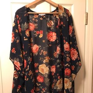 Floral Emory Park Kimono